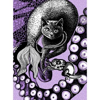 Print Colección Especial Sra. Gig - Gato Sirena